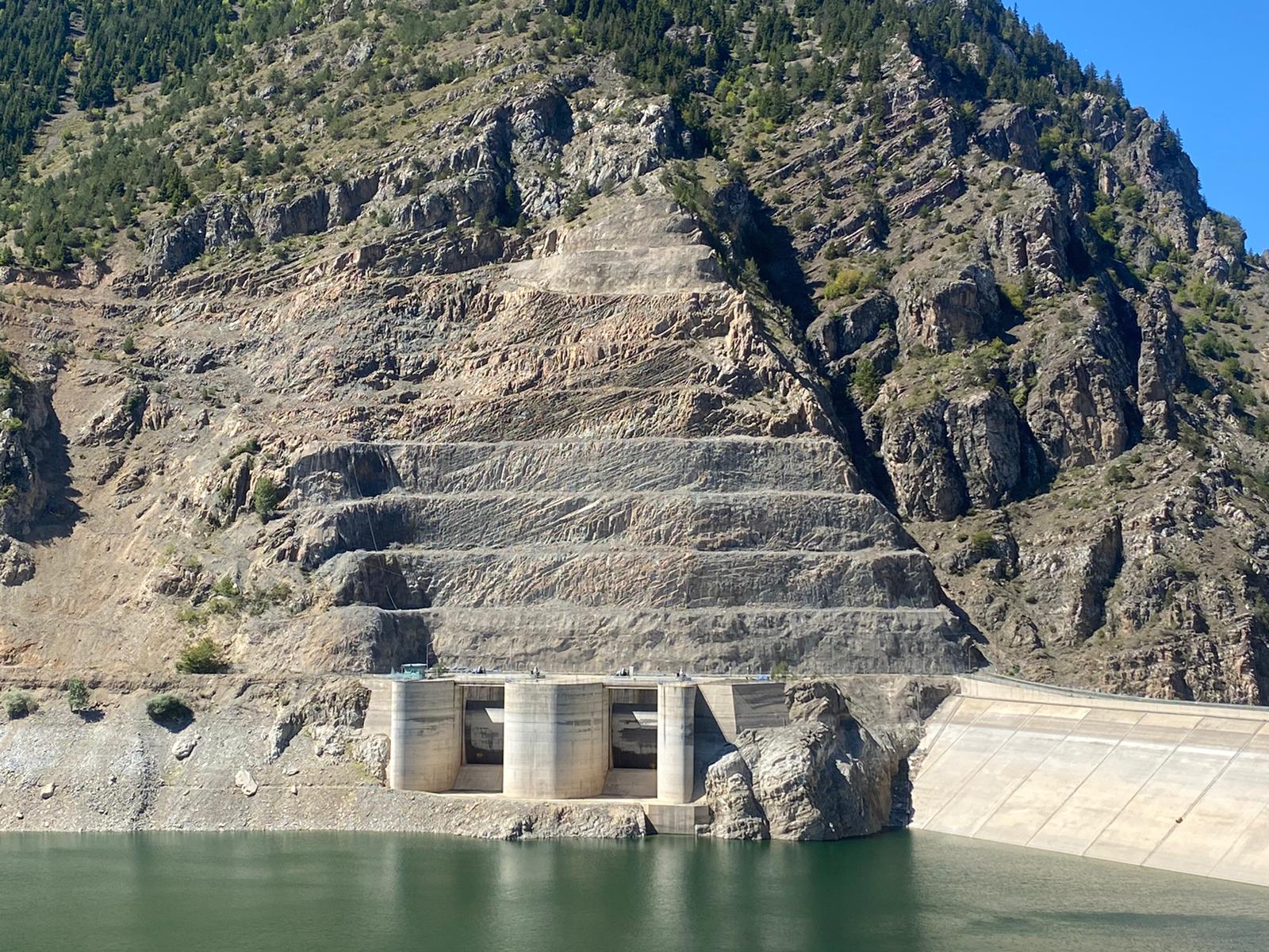 Torul Barajı Çelik Ağ Koruması