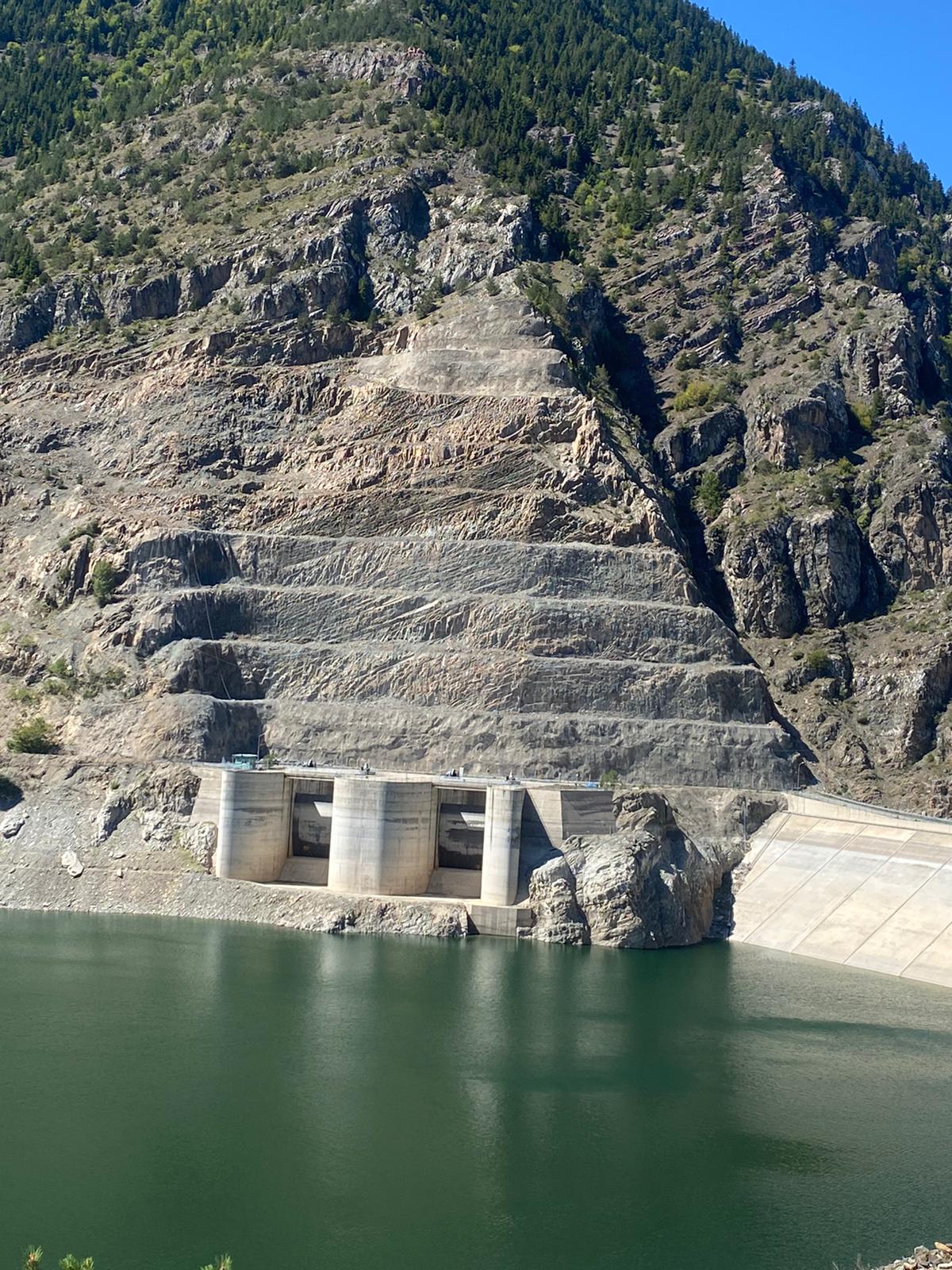 Torul Barajı Çelik Ağ Koruması