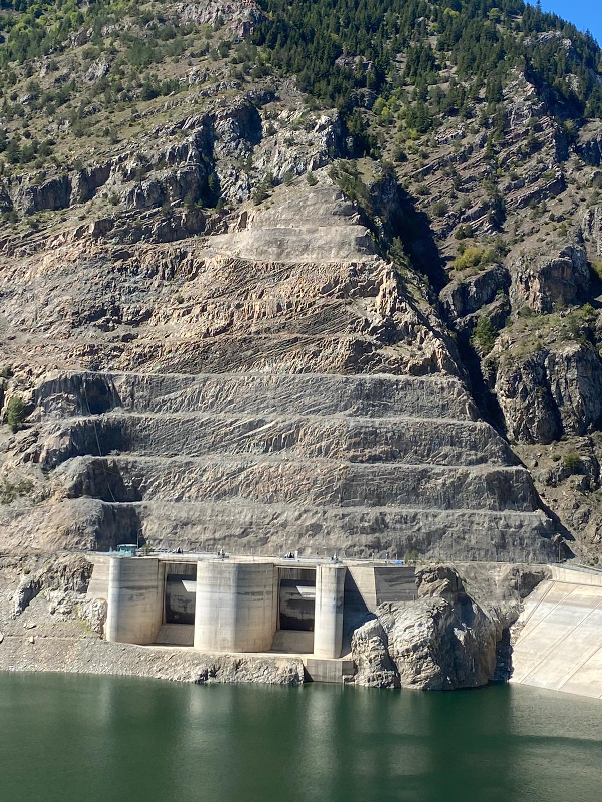 Torul Barajı Çelik Ağ Koruması