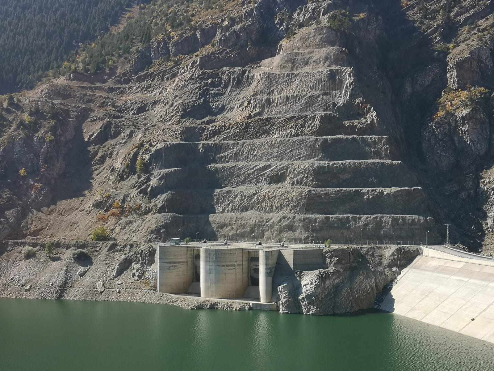 Torul Barajı Çelik Ağ Koruması